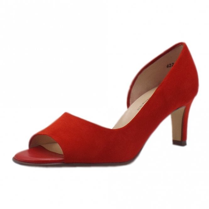 Beate Stylish Open Toe Shoes in Brasil Suede