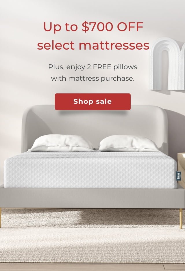 Up to $700 off select mattresses