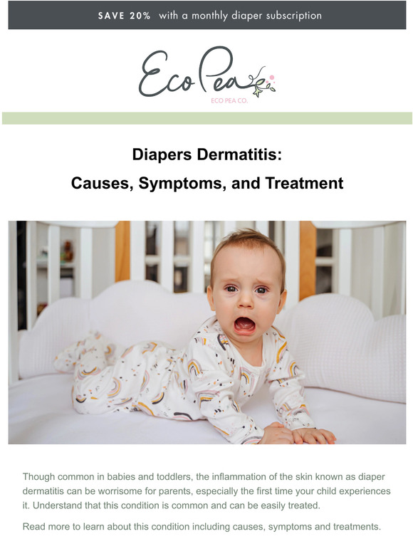 Eco Pea Co. Diapers Dermatitis Causes, Symptoms, and Treatments Milled