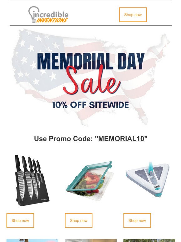 Memorial Day Sale: 10% off sitewide