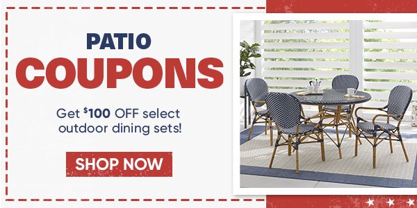 Patio Coupons