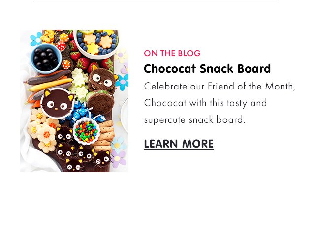 On the Blog | Chococat Snack Board
