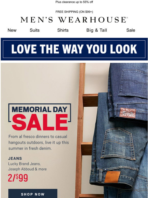 Lucky Brand Jeans, Joseph Abboud 