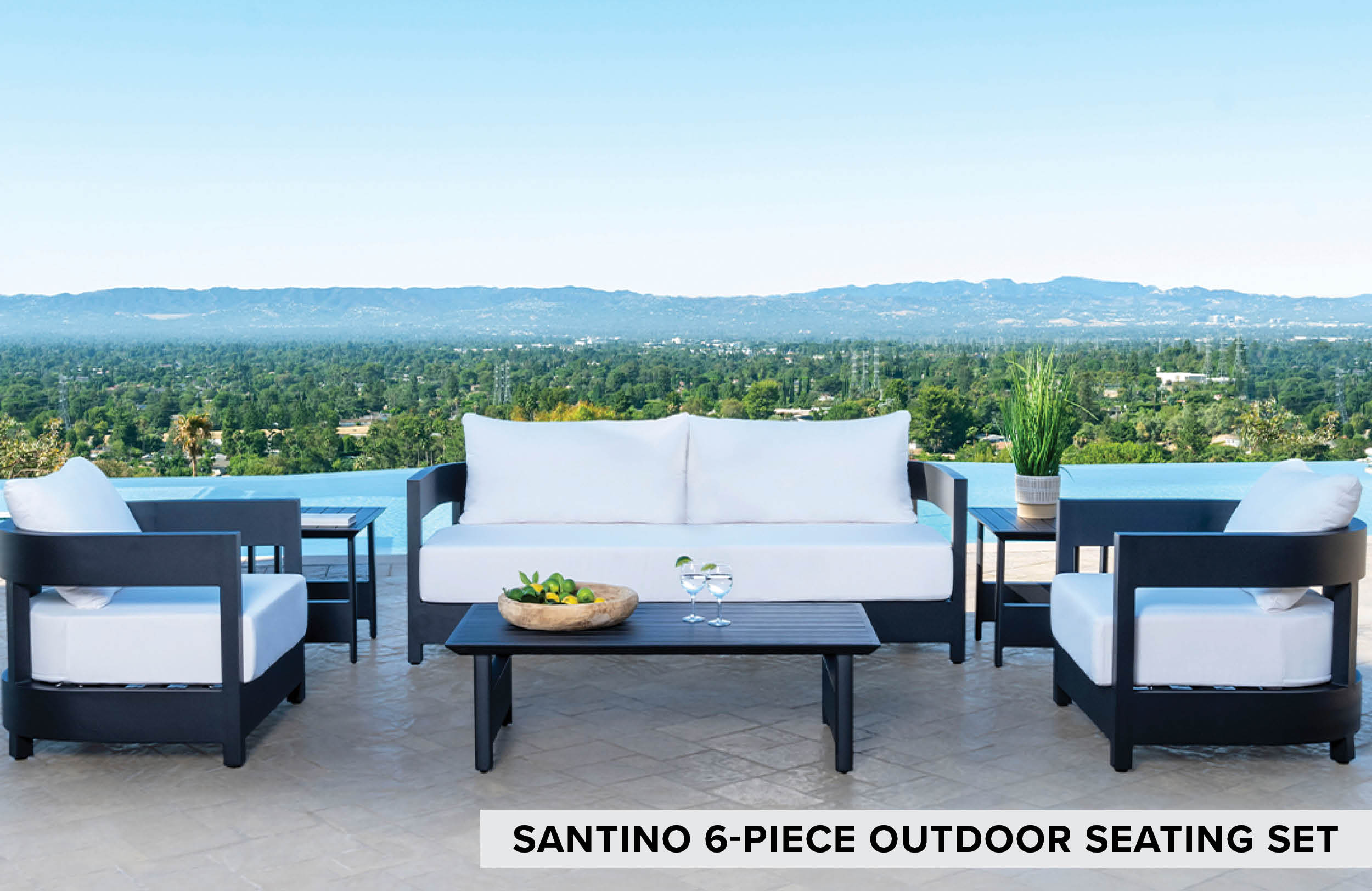 Abbyson: Santino Collection  Our Hottest Patio Set on Sale Now