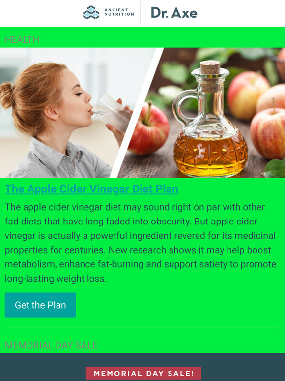Dr. Axe Apple Cider Vinegar Diet Plan Milled