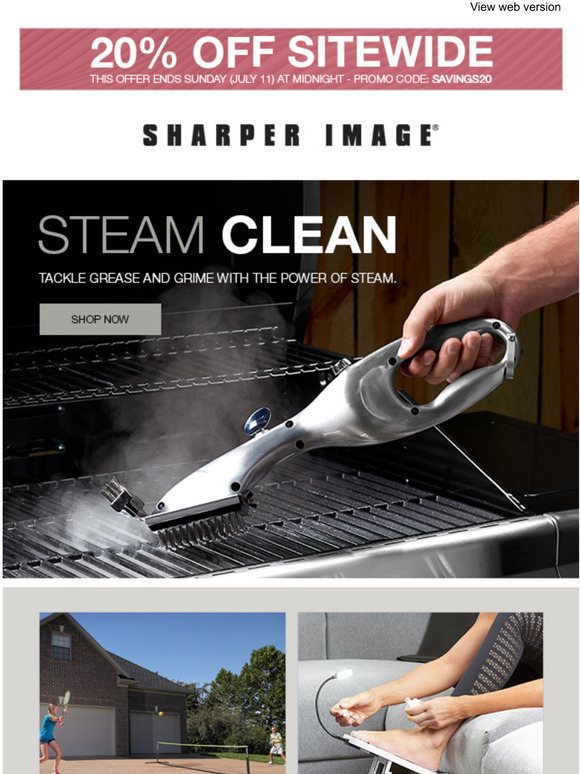 Sharper Image Make your BBQ grill clean as NEW! Milled