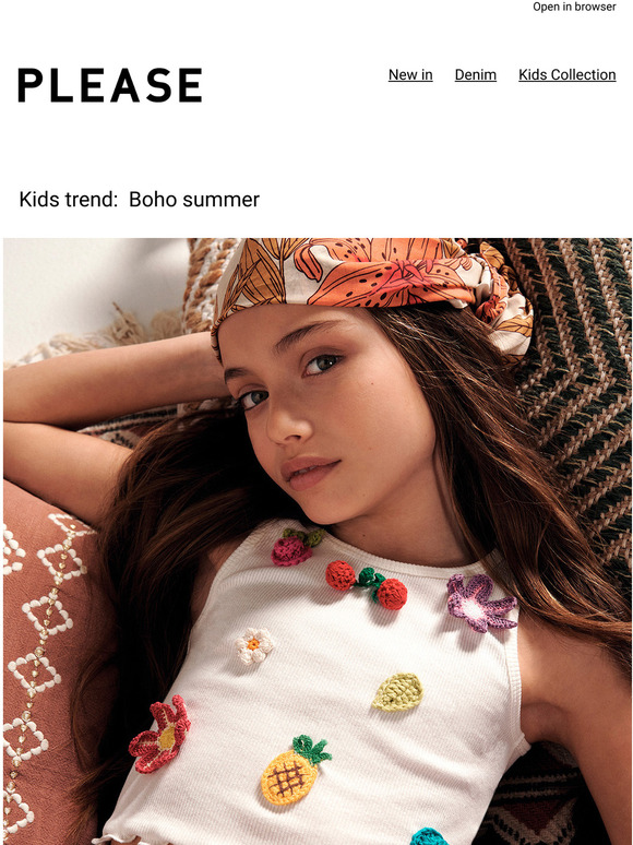 Kids  new boho summer outfits