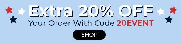 Extra 20% Off with Code 20EVENT