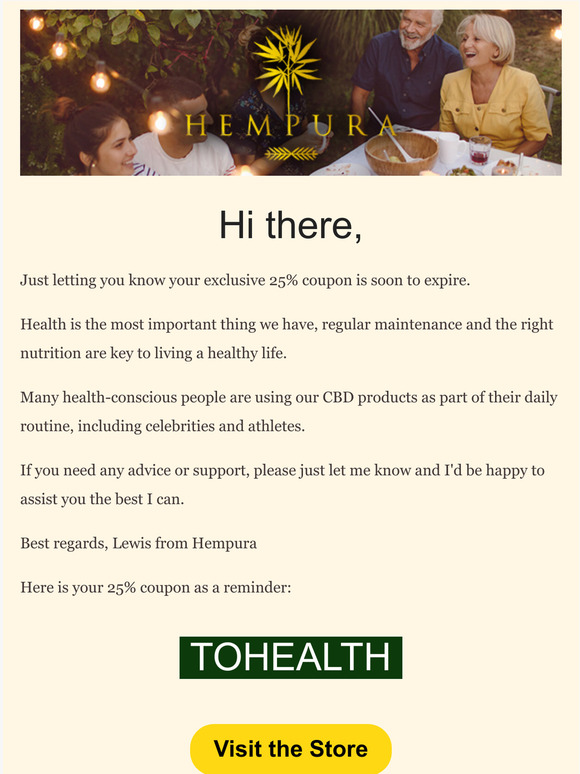 Your exclusive 25% off is about to expire