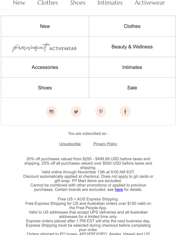 Free People ENDING SOON the best sale of the year! Milled