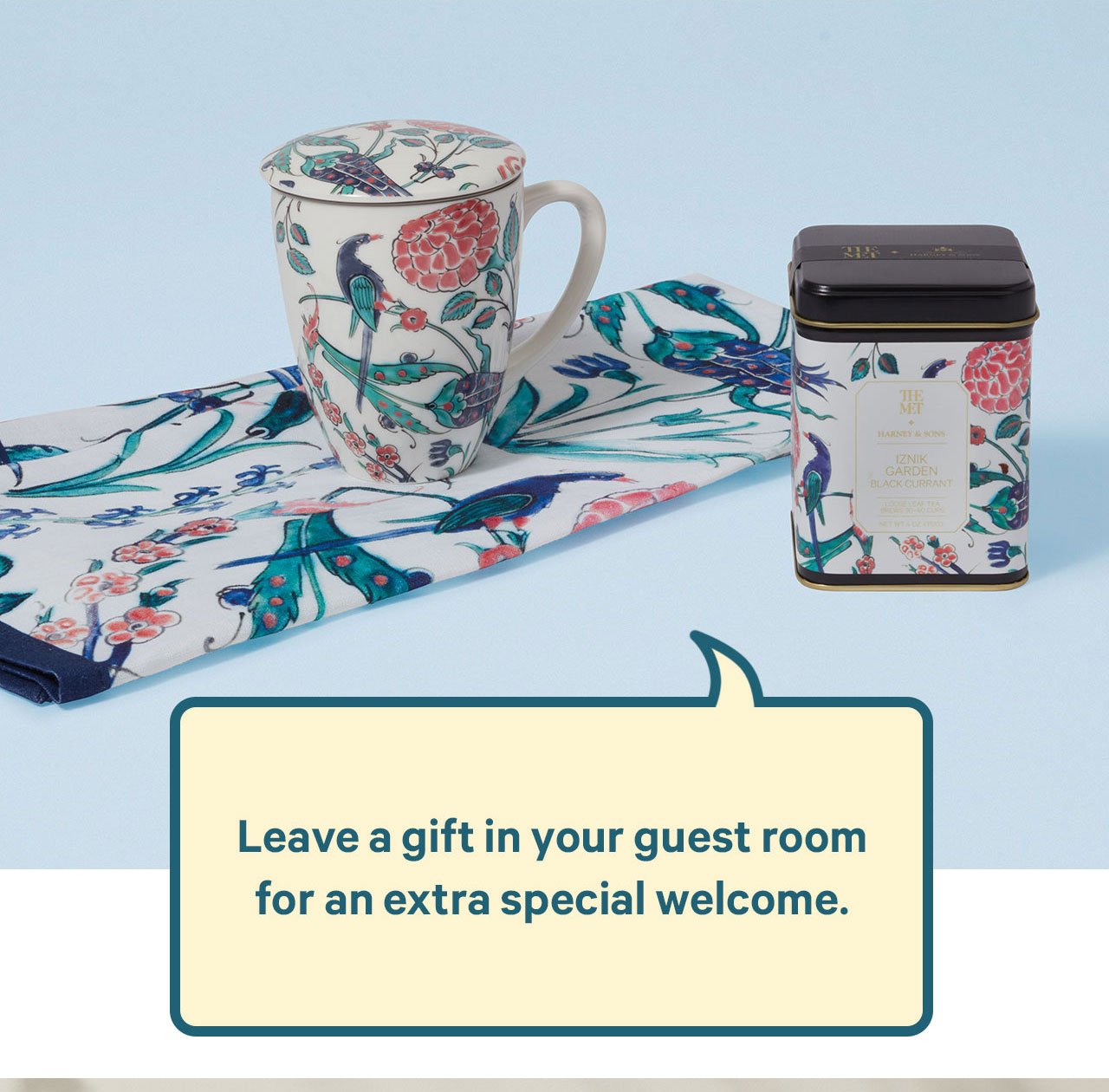 Leave a gift in your guest room for an extra special welcome.