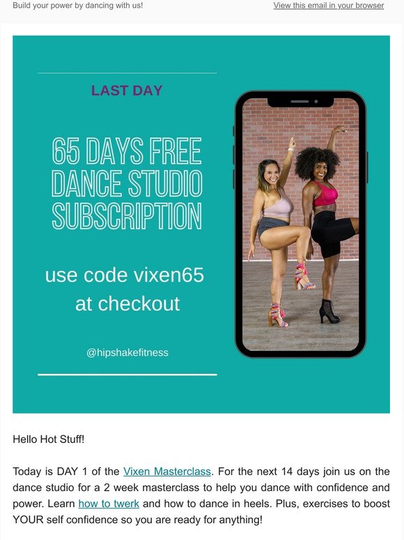 Last Day to Get 65 Days FREE!