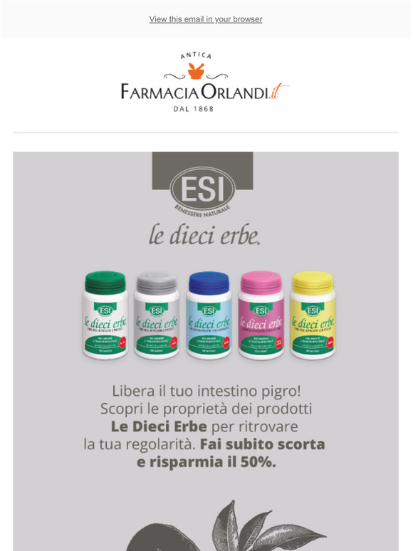 Antica Farmacia Orlandi Libera il tuo intestino pigro! Milled