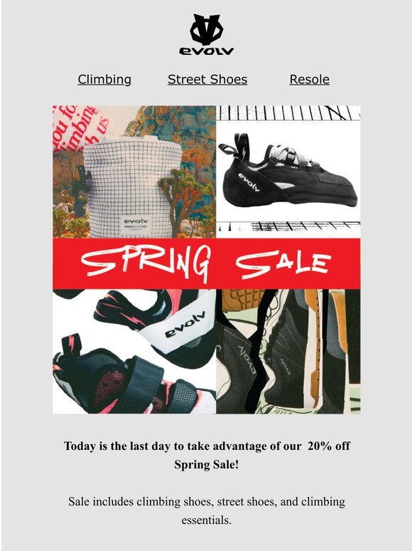 Spring Sale Ends TODAY