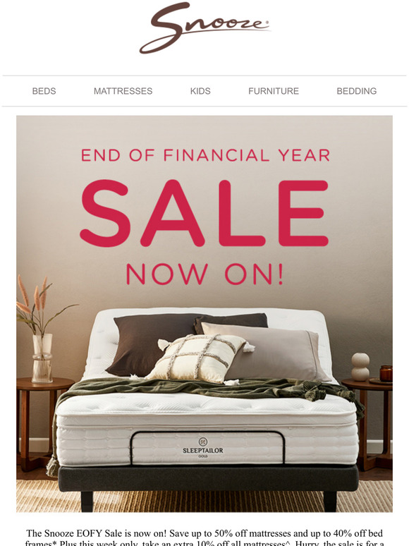 snooze sealy sale