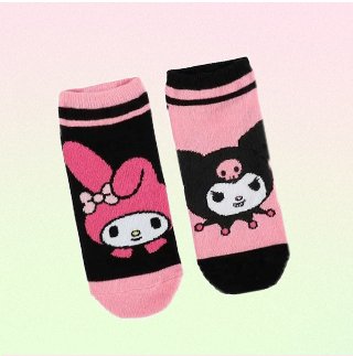 My Melody & Kuromi x Dumbgood Mismatched Socks