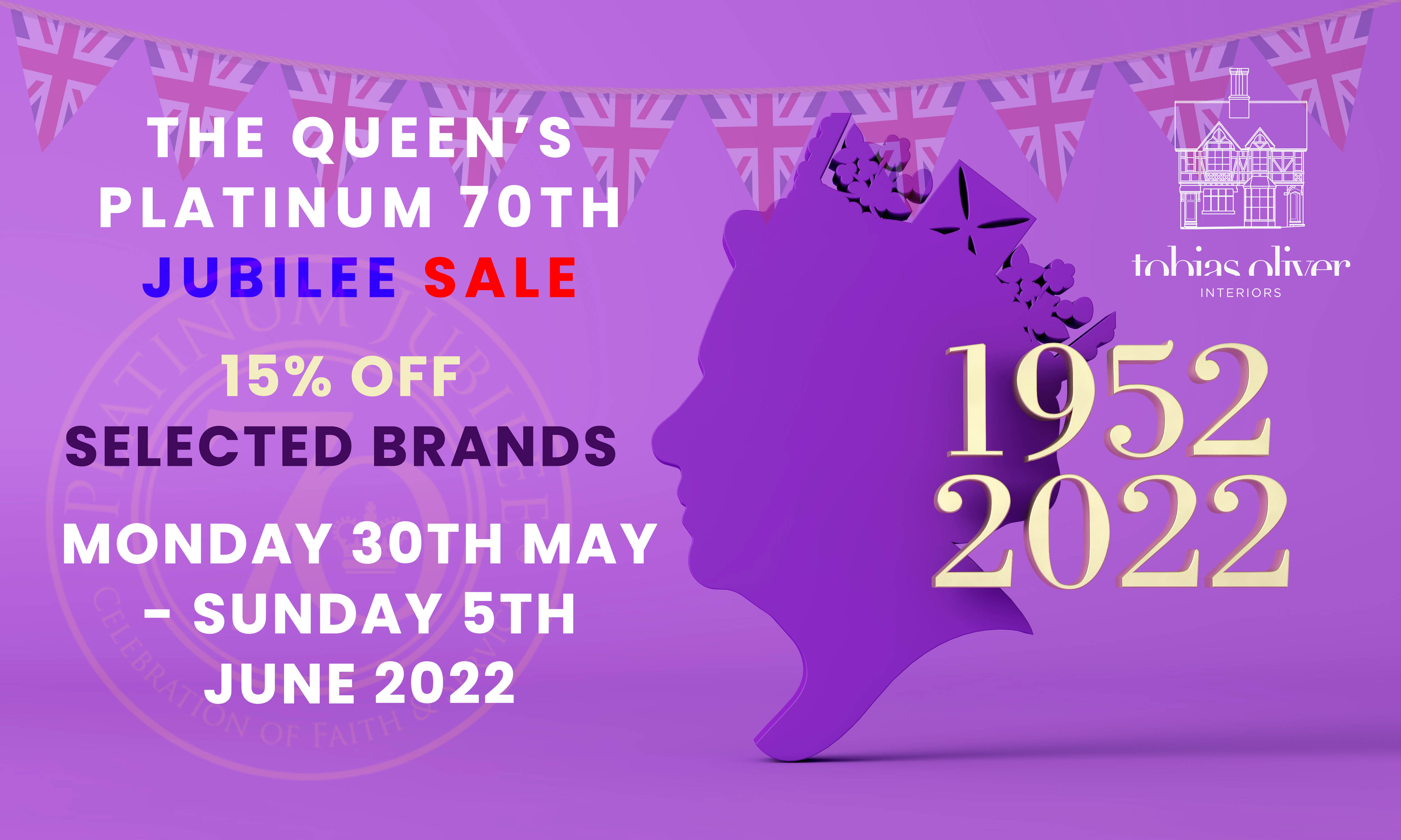 Tobias Oliver Interiors: The Queen's Platinum Jubilee Sale!