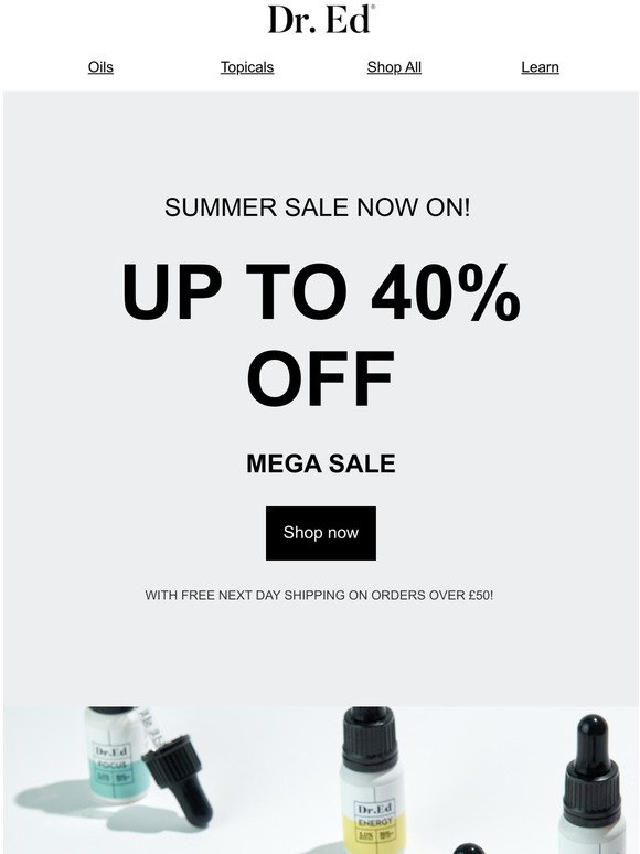 SUMMER SALE NOW ON!