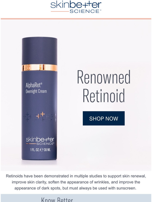 SkinBetter Science: Retinoids And Sunscreen Go Hand In Hand | Milled