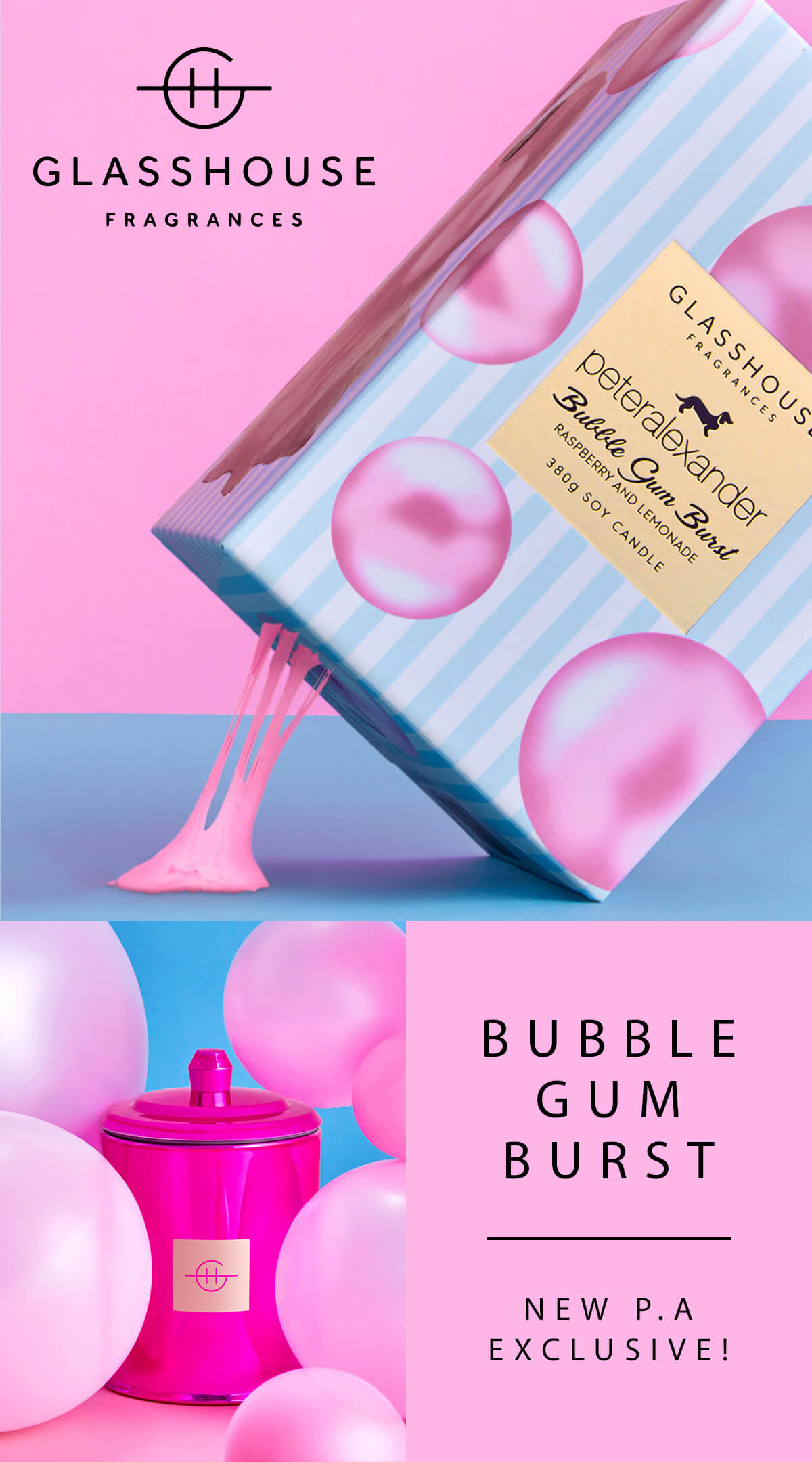 Peter Alexander POP...Introducing Bubble Gum Burst Milled