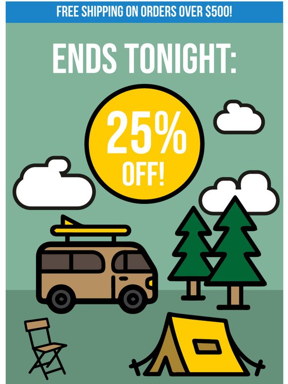 Last Chance for 25% off!