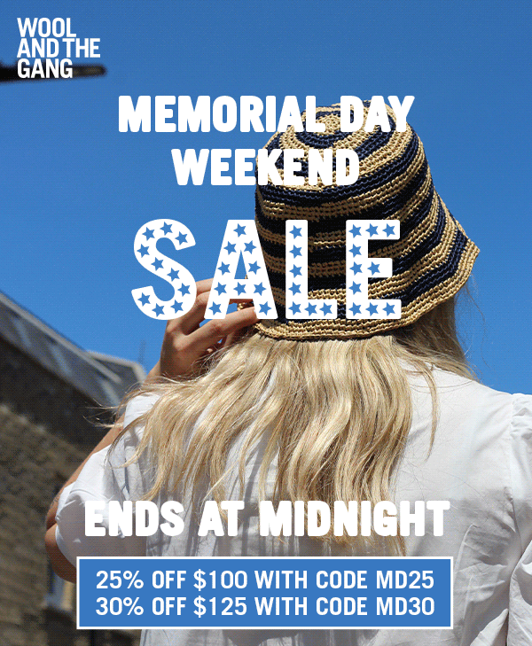 Wool And The Gang Memorial Day Sale Ends Midnight Milled