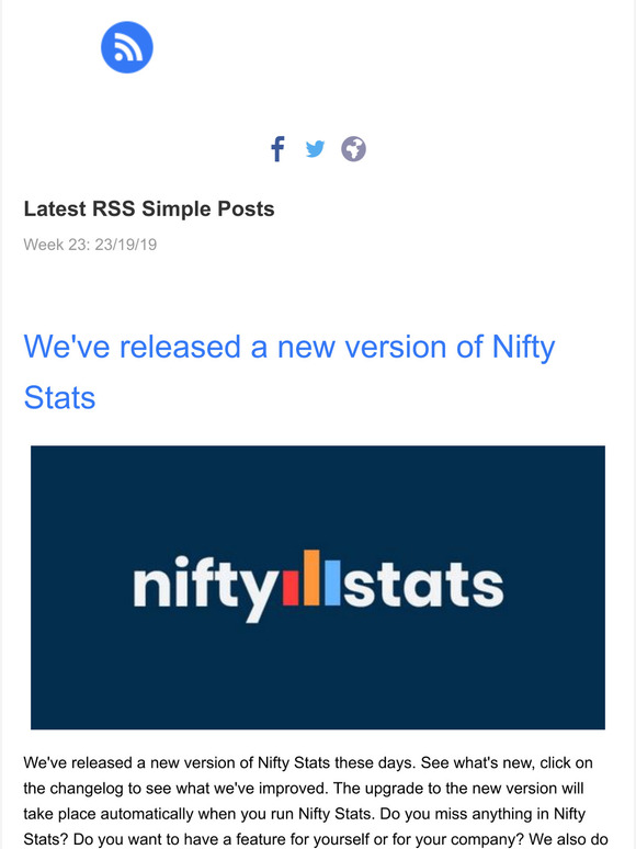 The last 1 posts from our blog