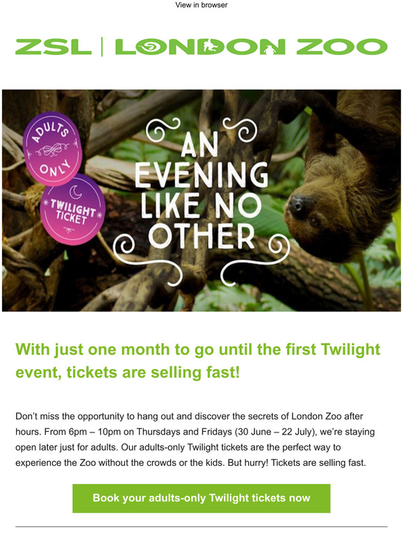 One month to go until Twilight! Grab your tickets now