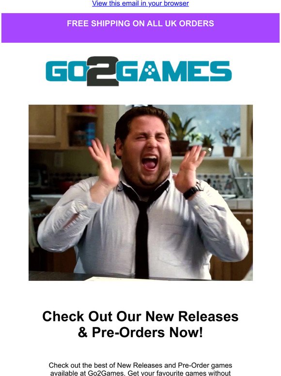 Shop New Releases and Pre-Orders  Go2Games New Release and Pre-Order Newsletter