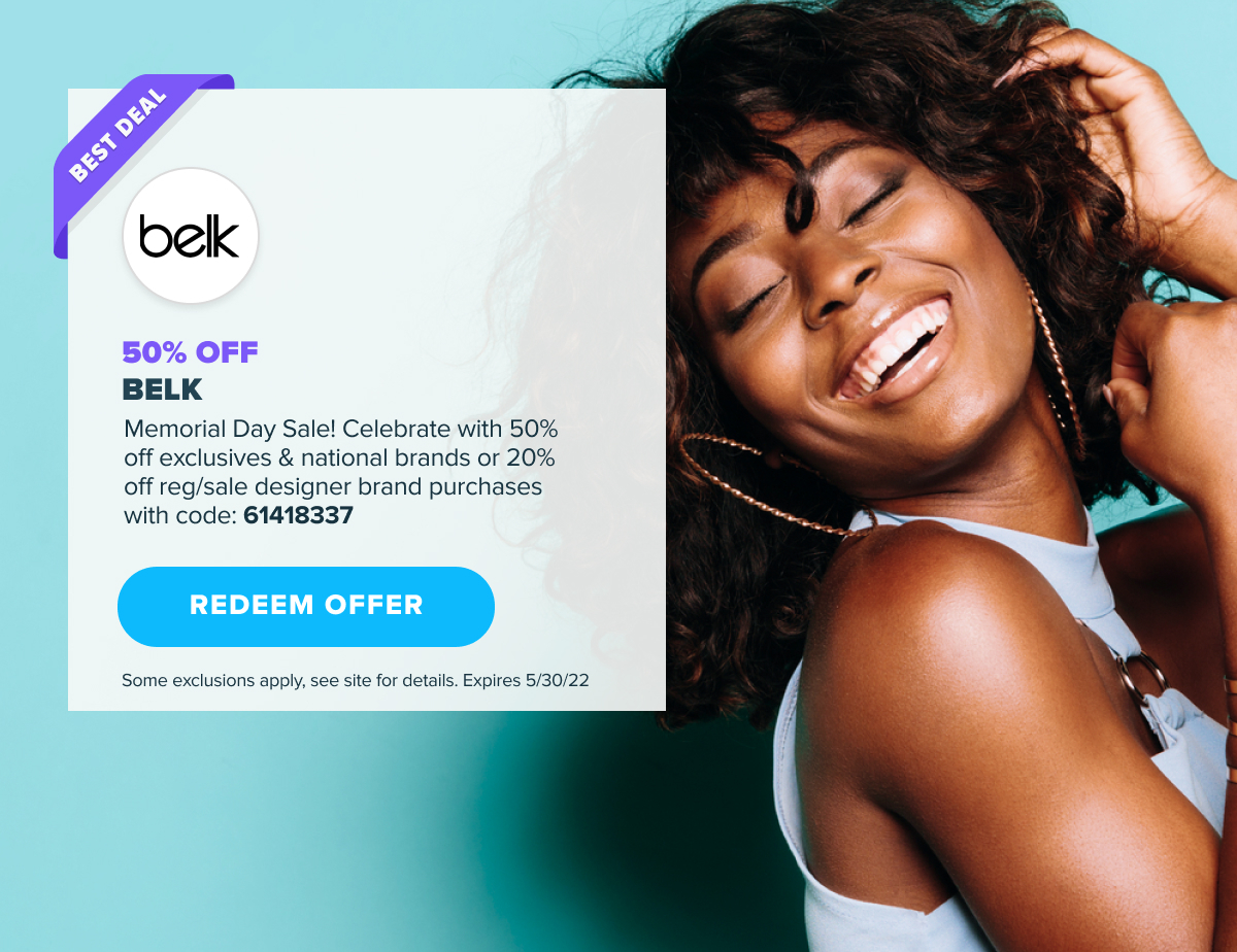 Raise Memorial Day Savings Up to 50 off Belk with Code Milled