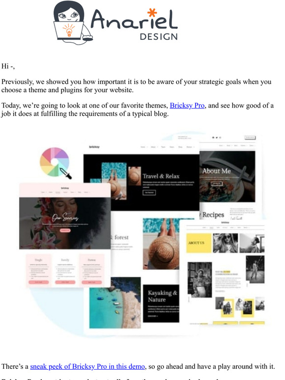 Finding a WordPress theme to meet your goals