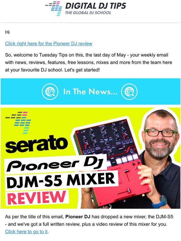 New Pioneer DJ kit today - your full DJM-S5 review (Tuesday Tips)