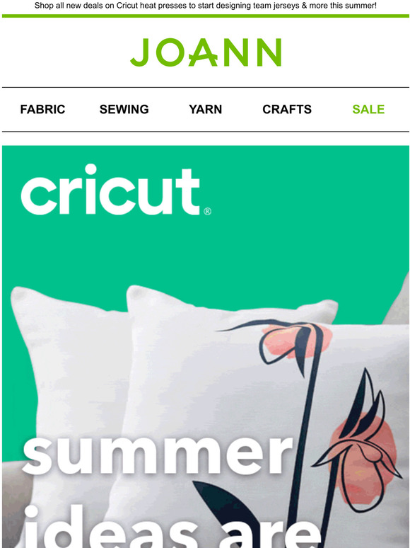 JoAnn Fabric and Craft Store Design it with Cricut the goto for
