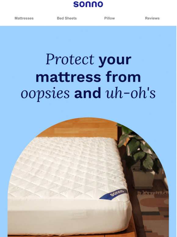  Our NEW waterproof mattress protector has arrived! 