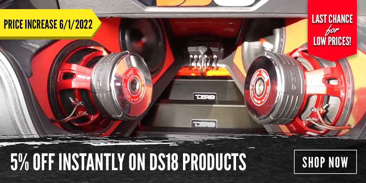 5% Off Instantly On DS18 Products