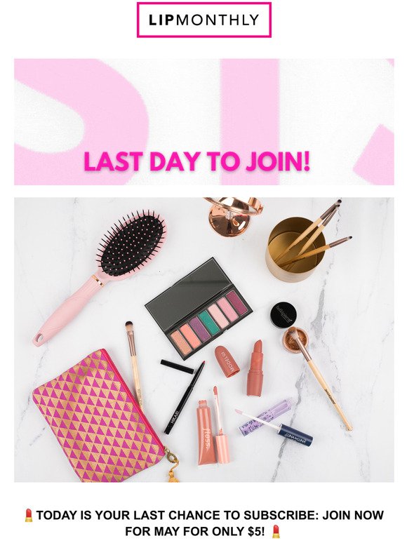 Last Day to Join: 5 Items for ONLY $5!