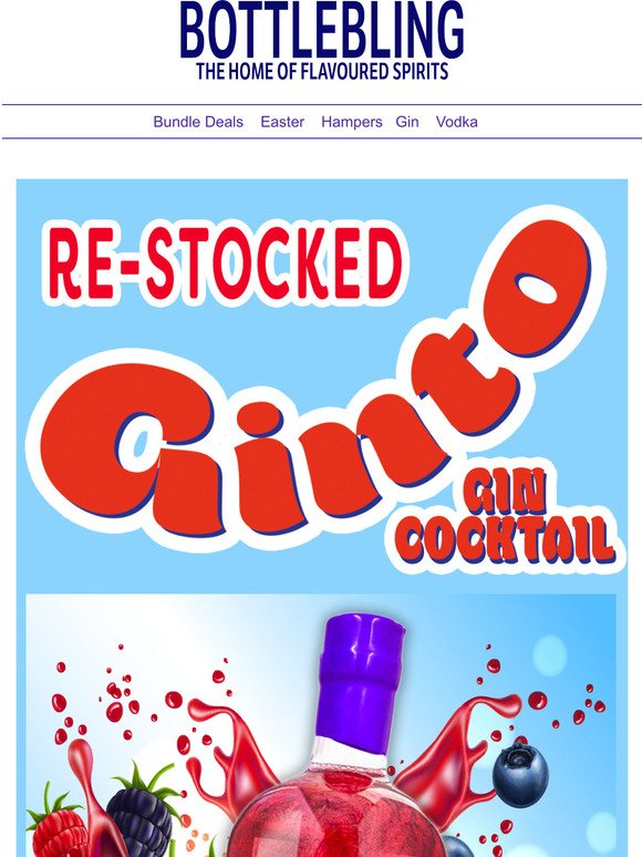 Ginto Re-Stocked!!