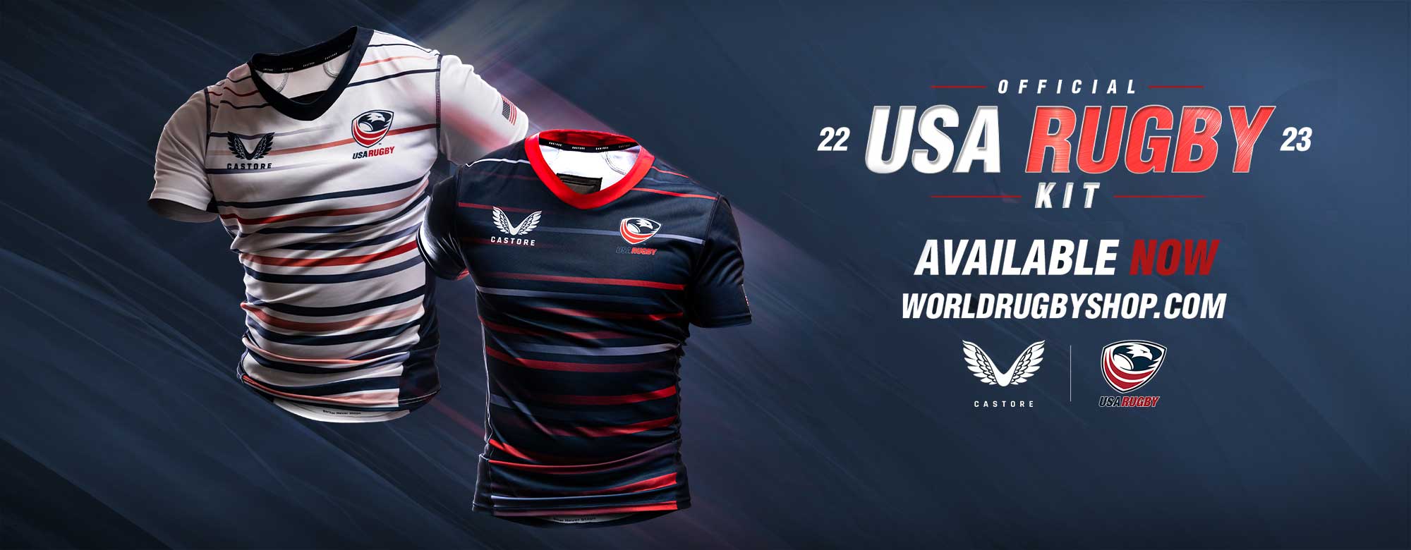 USA Rugby Men's Home Jersey 22/23 by Castore - World Rugby Shop