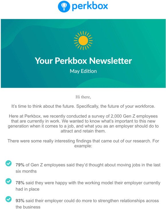 [May Edition] Your Perkbox Newsletter