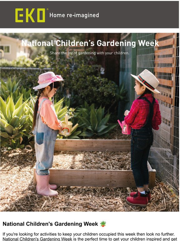 National Children's Gardening Week 
