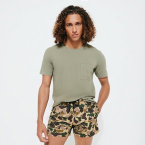 Men Stretch Swim Trunks Large Camo - Vilebrequin x Palm Angels
