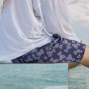 Men Stretch Swim Trunks Teddy Bear - Vilebrequin x Palm Angels