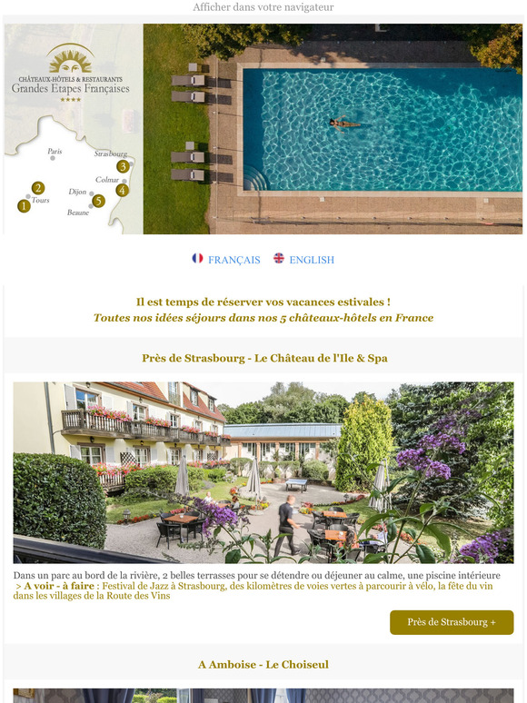 Il est temps de rserver vos vacances d't ! Visites, spectacles, randonnes