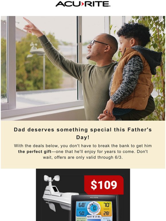 Father's Day Sale Starts Today: Weather Station Bundles - The Perfect Gift