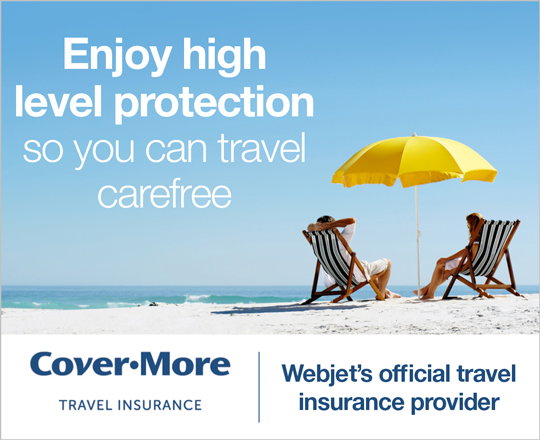 Enjoy high level protection with Cover-More Travel Insurance