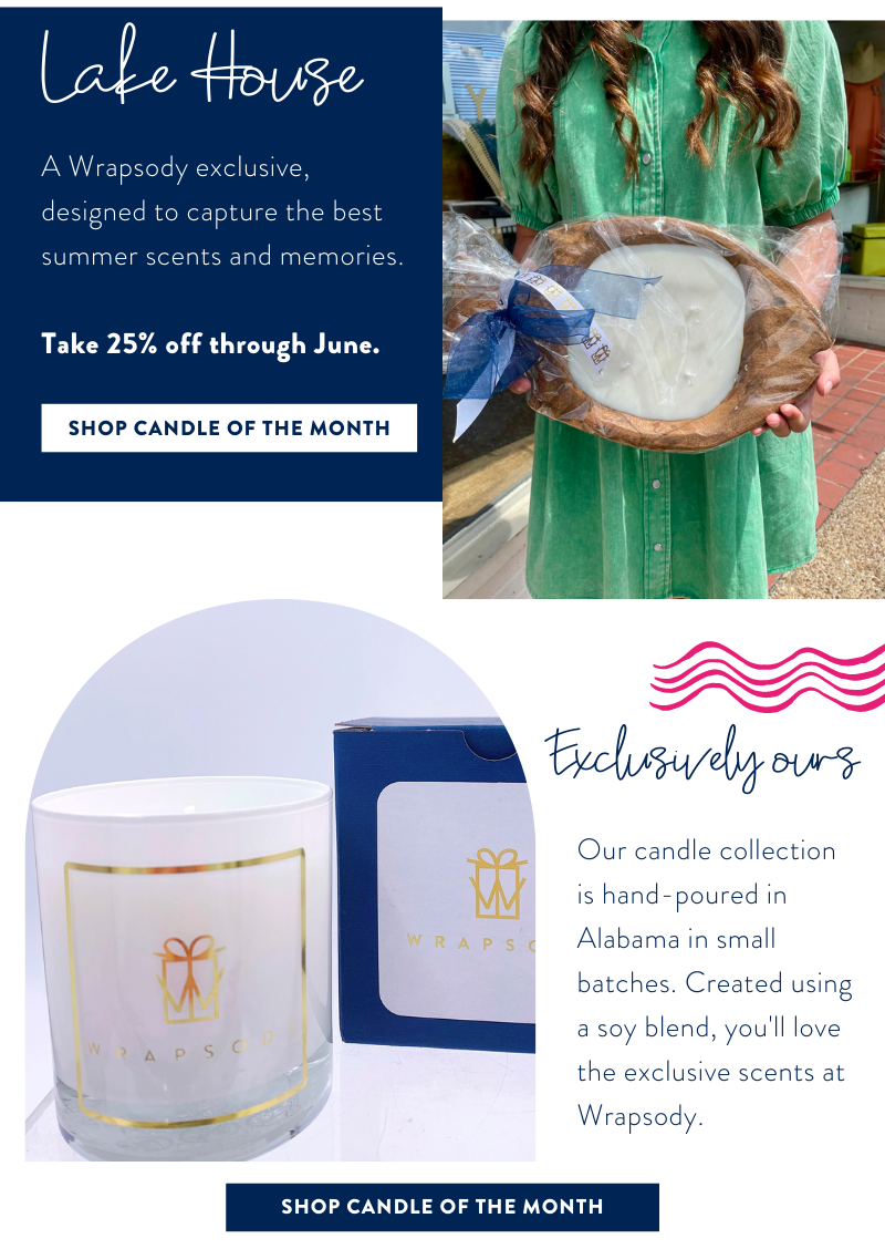 Wrapsody June's Candle of the Month inside Milled