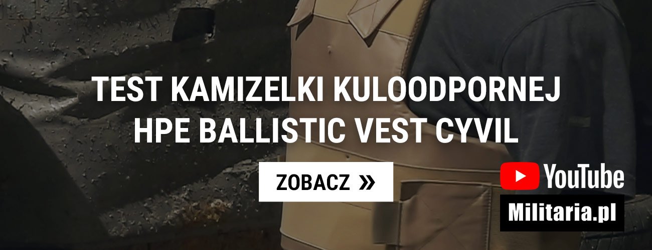 Test kamizelki kuloodpornej HPE Ballistic Vest Cyvil | Sklep Militaria.pl