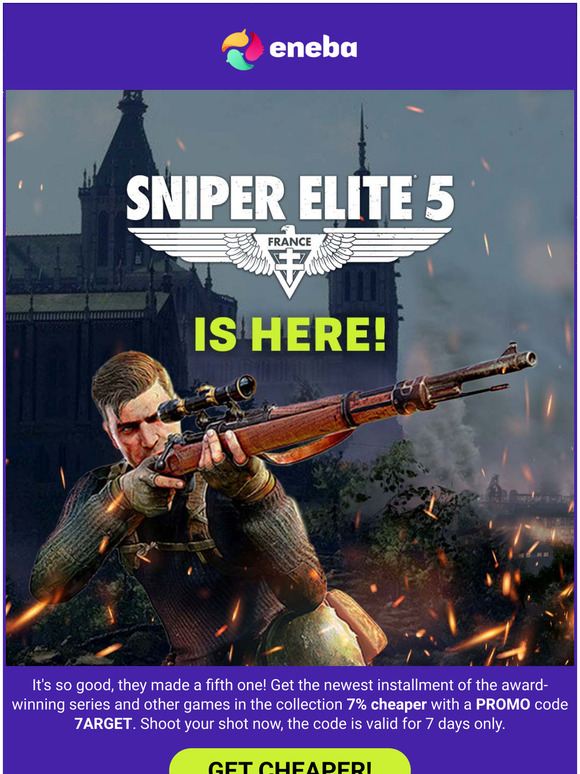 Sniper Elite 5 out now!