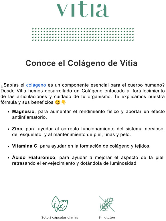   Por qu el Colgeno de Vitia y no otros?