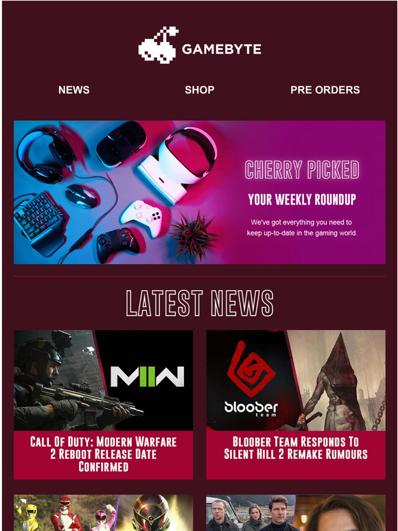 Your weekly gaming round-up